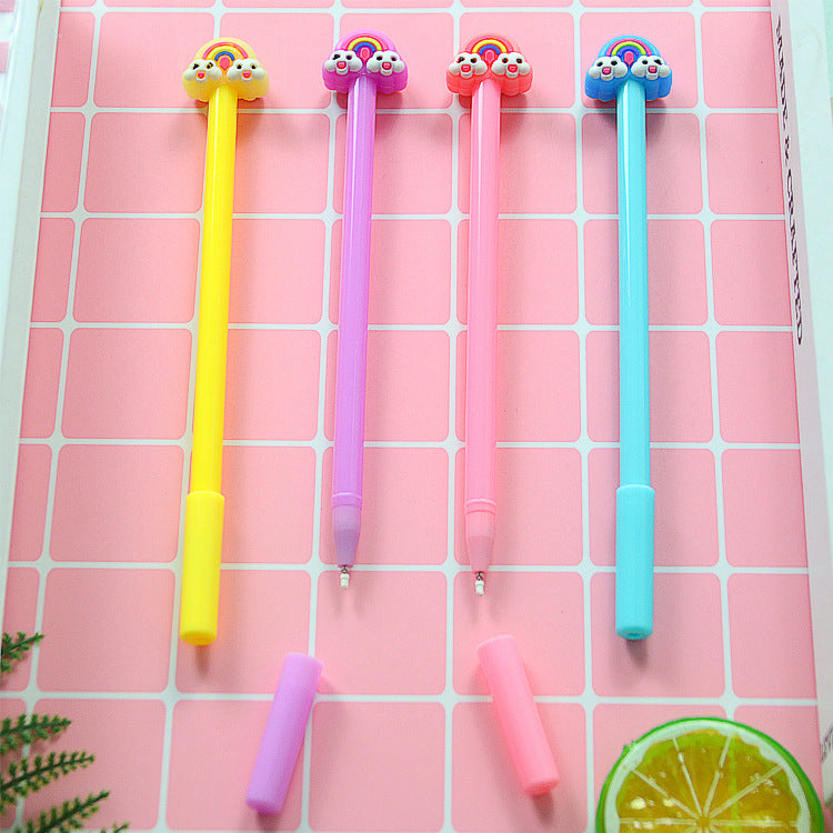 Wholesale Plastic Cartoon Rainbow Cloud Ballpoint Pen